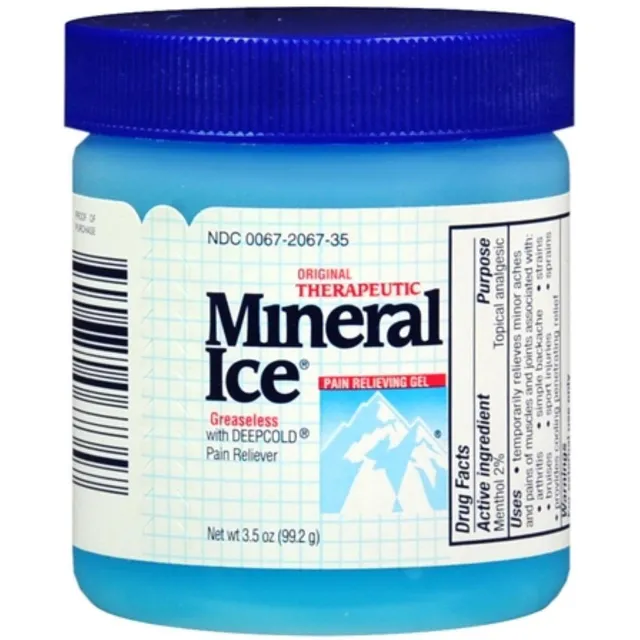 Mineral Ice Gel antidolorifico Original 3.5 oz rinfrescante