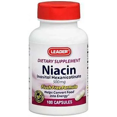 Leader Niacin Flush Free integratore niacina 500mg 100 capsule