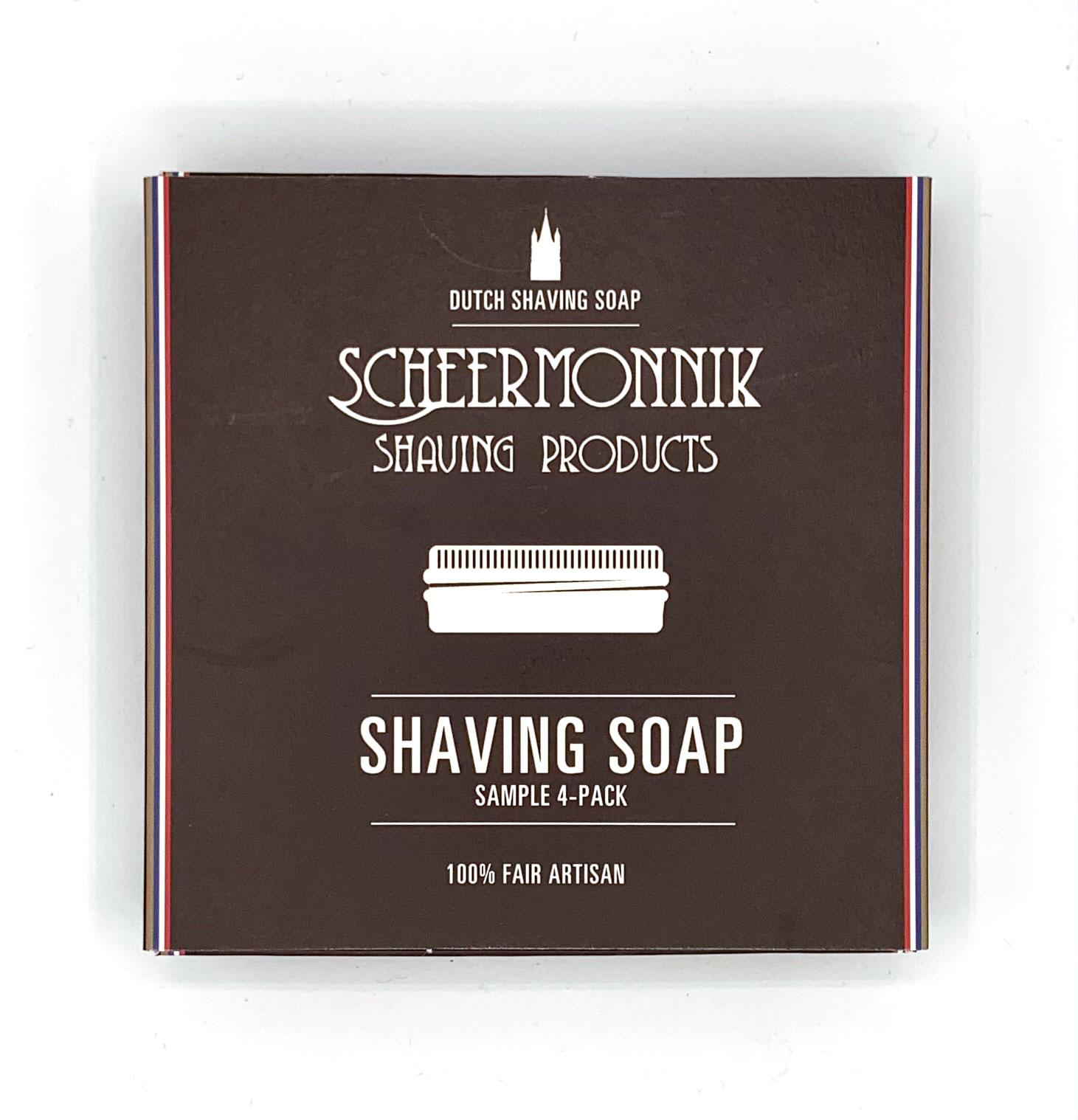 Scheermonnik Scheerzepen Set Prova Sapone da Barba 4x15g