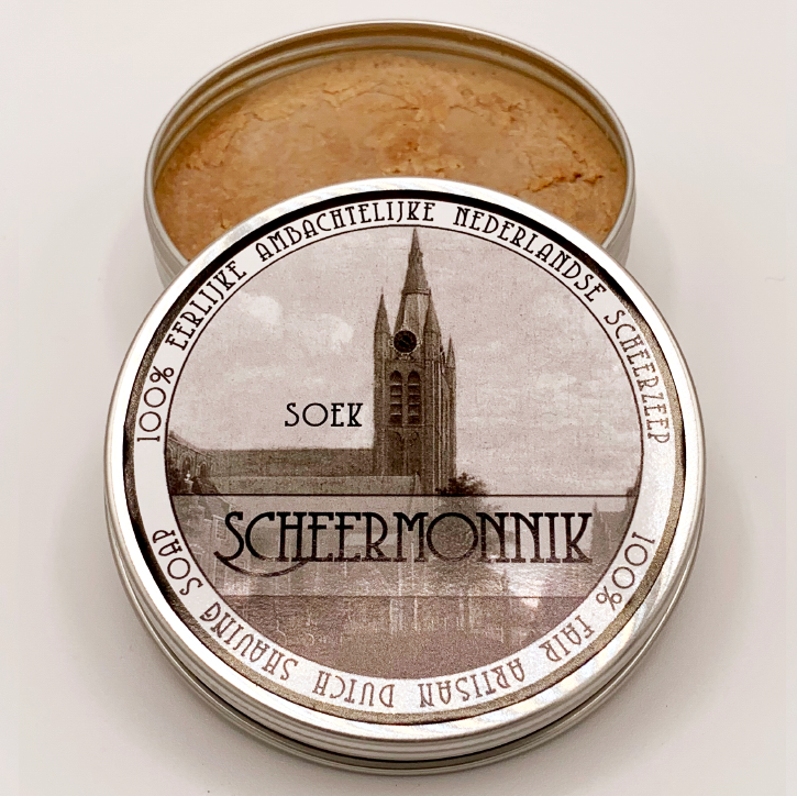 Scheermonnik Soek sapone da barba mirra arancia 75 g