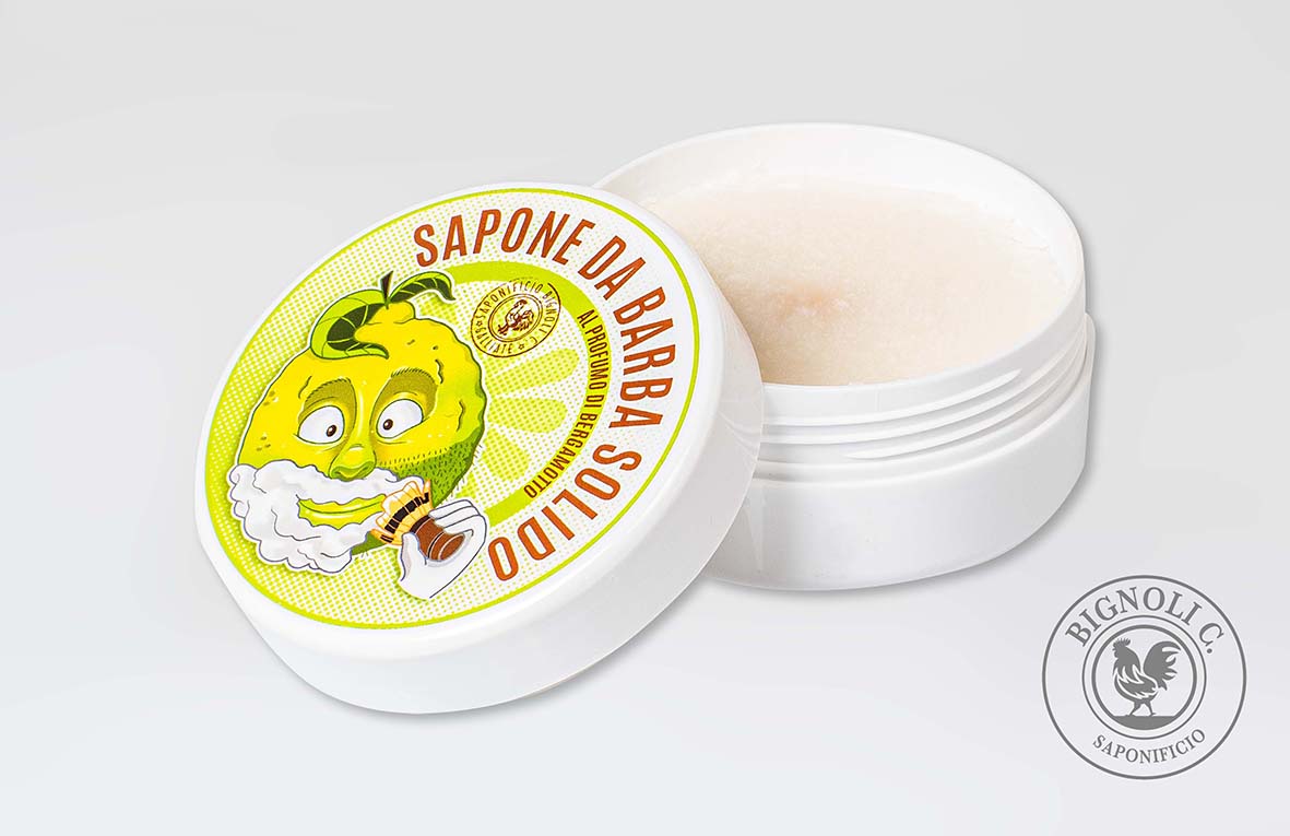 Saponificio Bignoli Saponi da barba Bergamotto 100g sapone