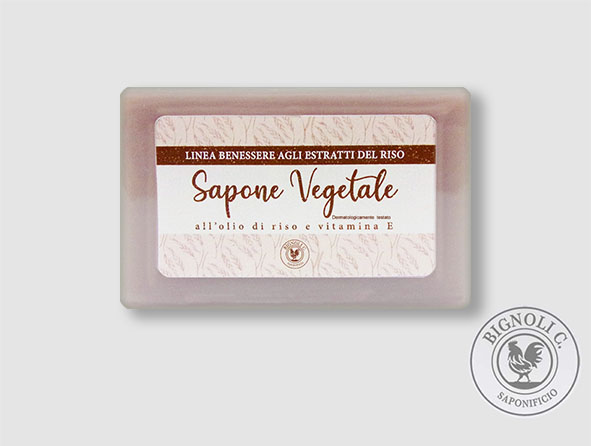 Saponificio Bignoli Riso saponetta 150g olio di riso vitamina E