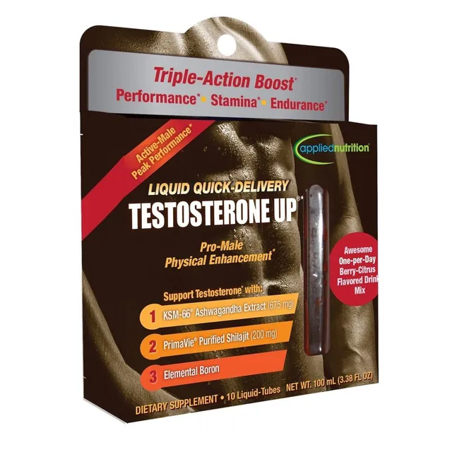 Applied Nutrition Testosterone UP Integratore Liquido 10 Tubi Uomo