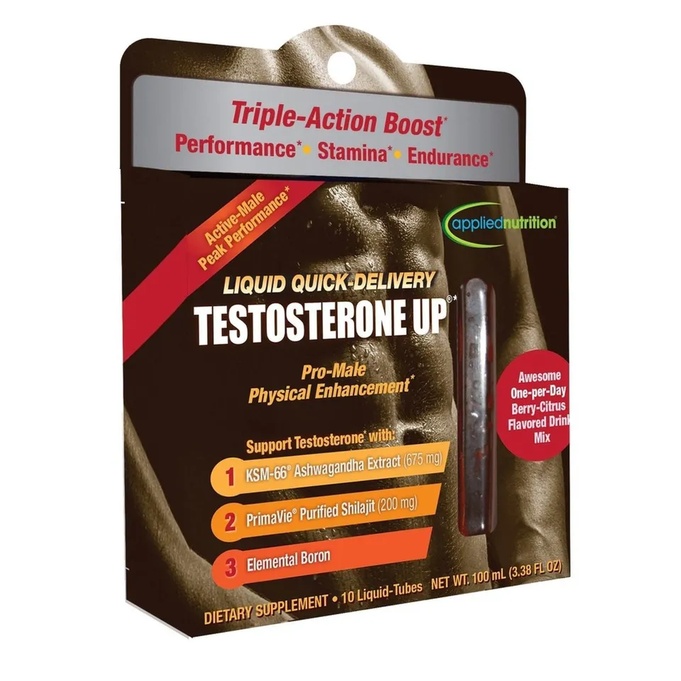 Applied Nutrition Testosterone UP Integratore Liquido 10 Tubi Uomo