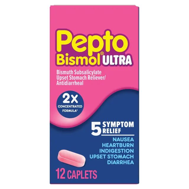 Pepto Bismol Ultra compresse sollievo stomaco non aromatizzate