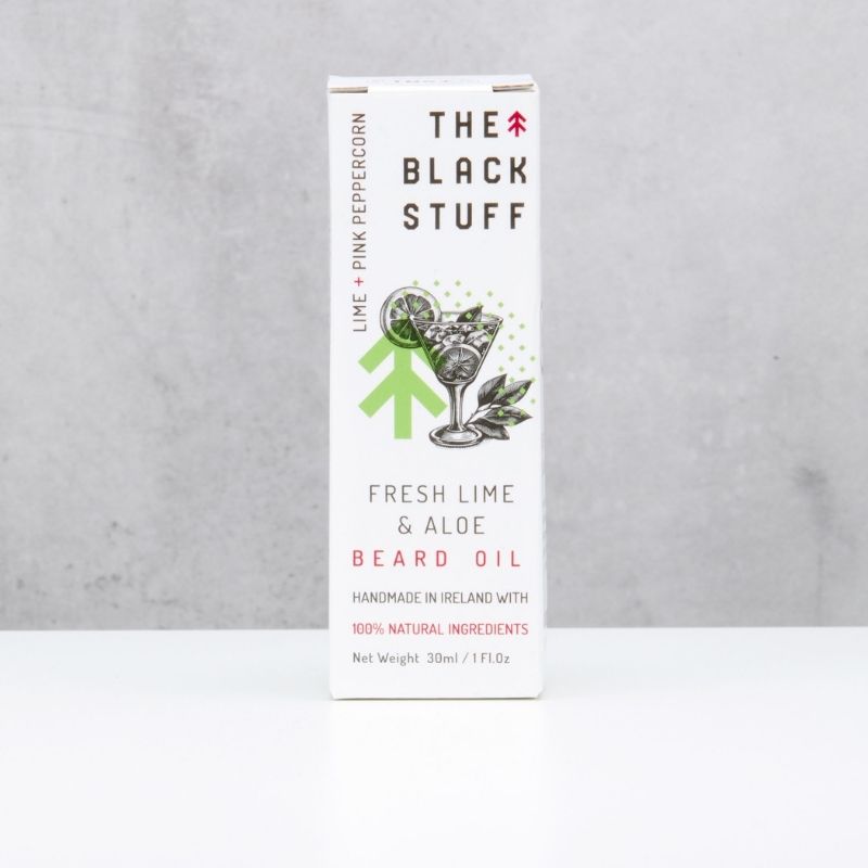The Black Stuff Beard Care Fresh Lime olio barba fresco agrumato