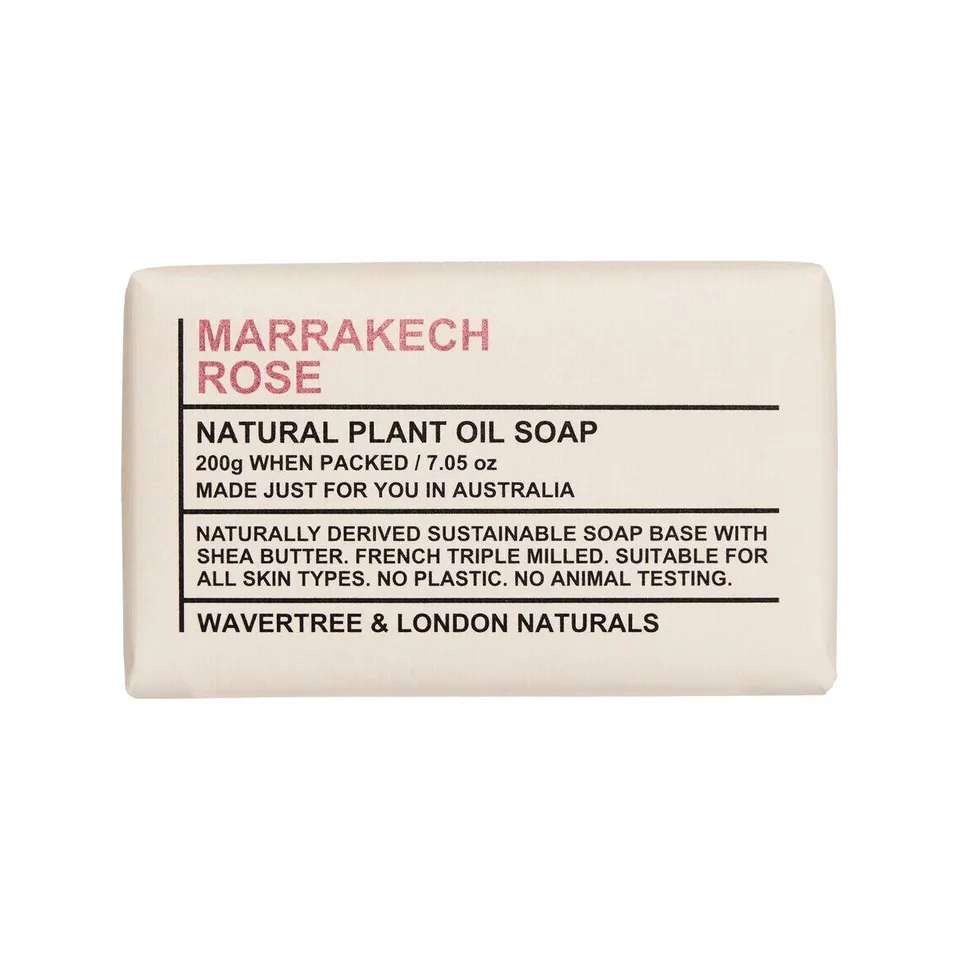 Wavertree & London Marrakech Rose saponetta 198 g rosa karité