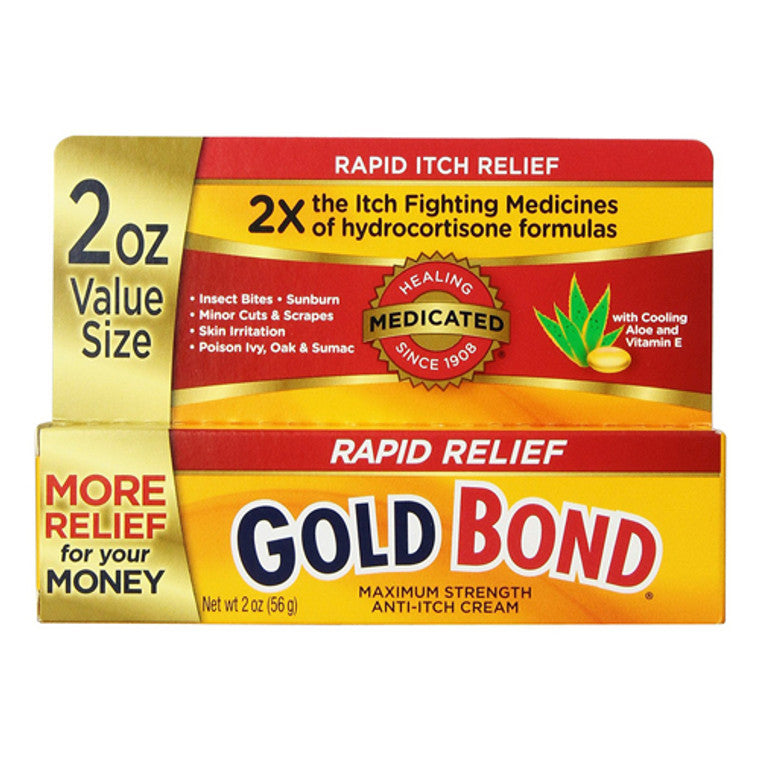 Gold Bond Anti-Itch crema lenitiva rapid relief 2oz