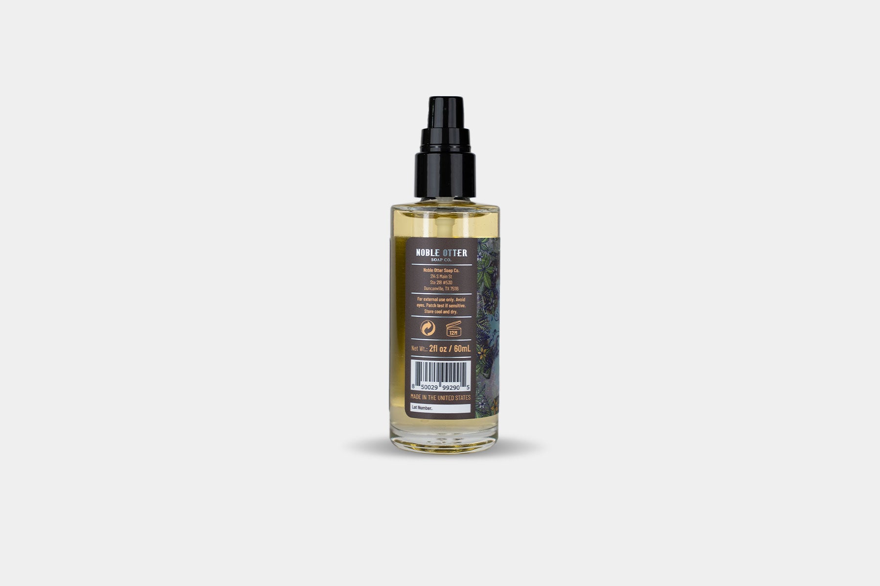 Noble Otter Rainroot Oil olio barba 60 ml bergamotto eucalipto