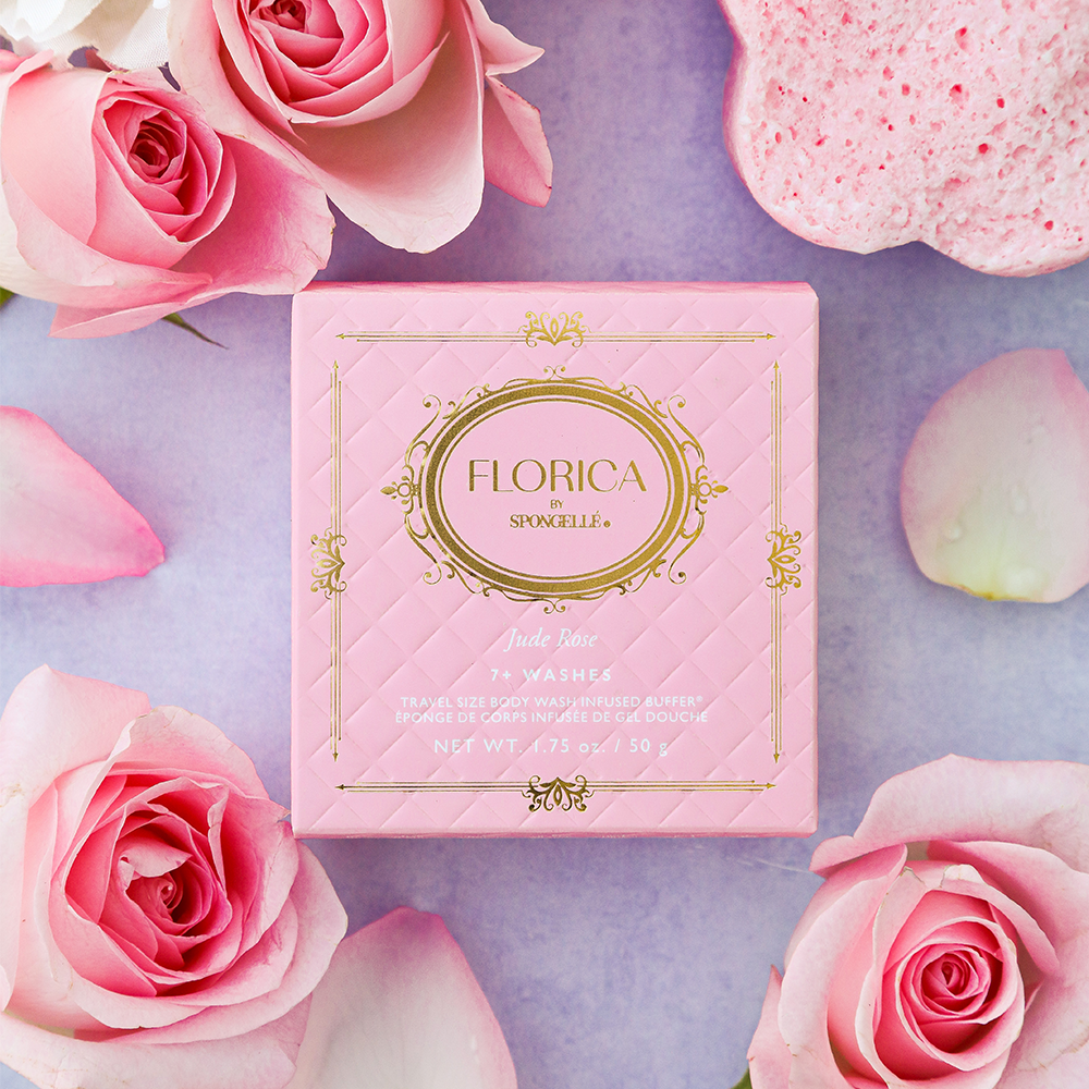 Spongellé Florica Spongette spugna doccia Jude Rose