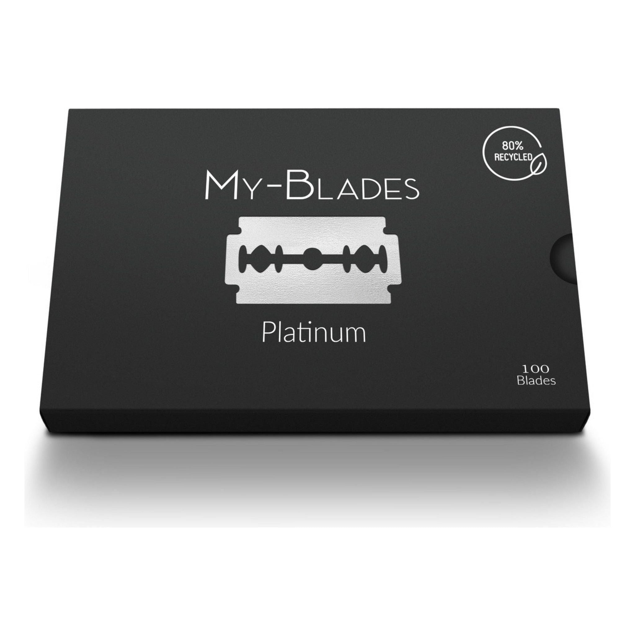 My-Blades Platinum lamette barba 100 pz double edge