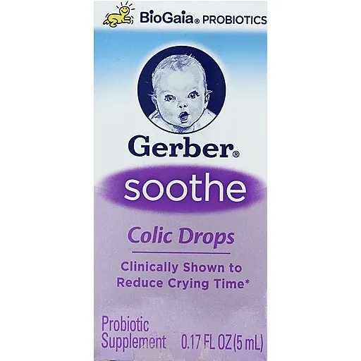 Gerber Soothe Gocce Probiotiche Coliche 5 ml Pianto Neonato