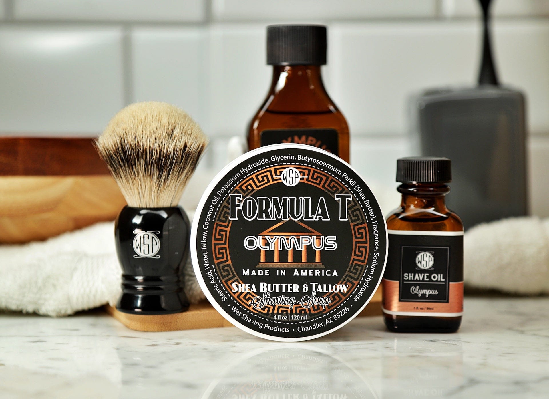 Wet Shaving Products Olympus sapone barba sego Formula T denso