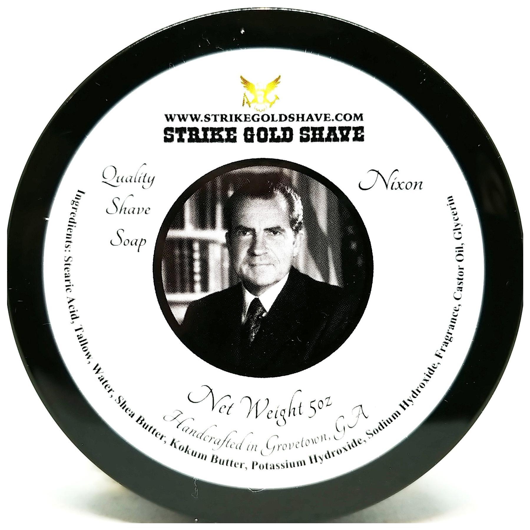 Strike Gold Shave Nixon sapone da barba 5 oz limone