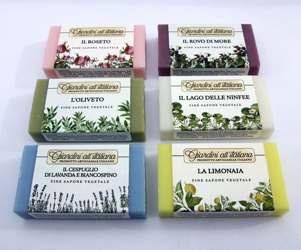 Saponificio Bignoli Giardini all'Italiana saponette 6x100 g assortite