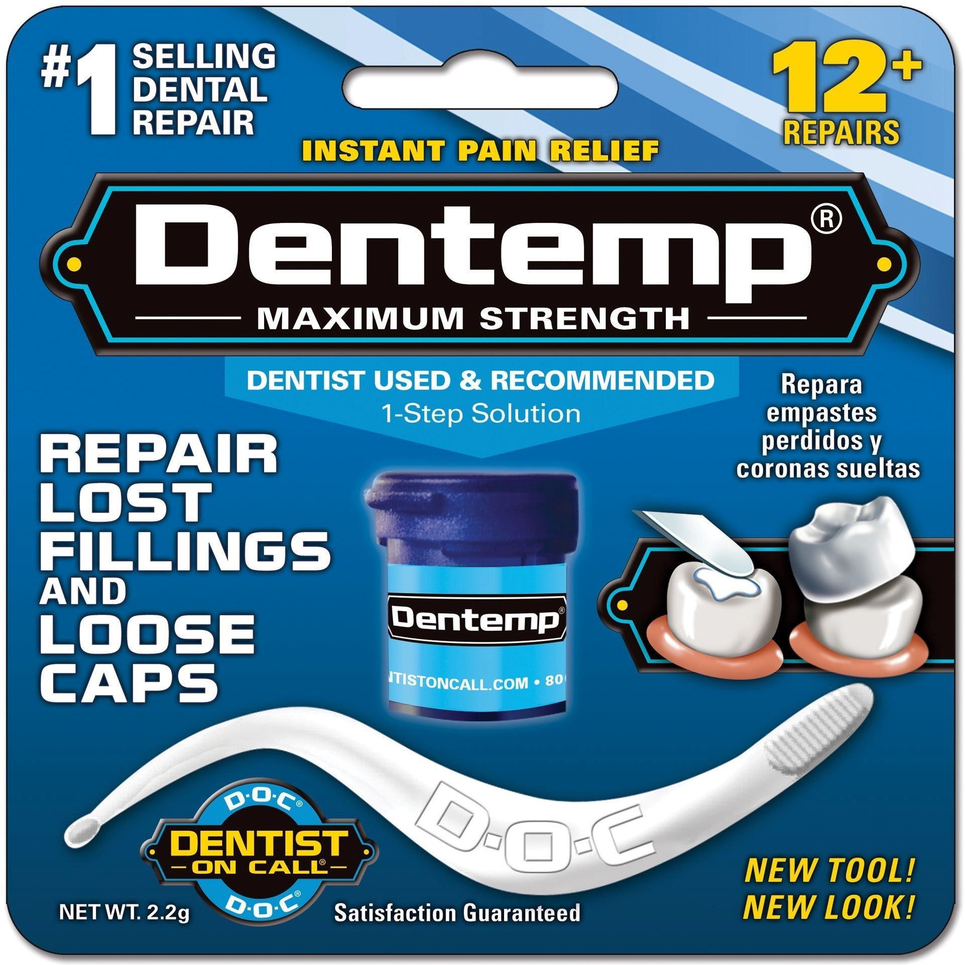 Dentemp Maximum Strength cemento dentale 2,2 g
