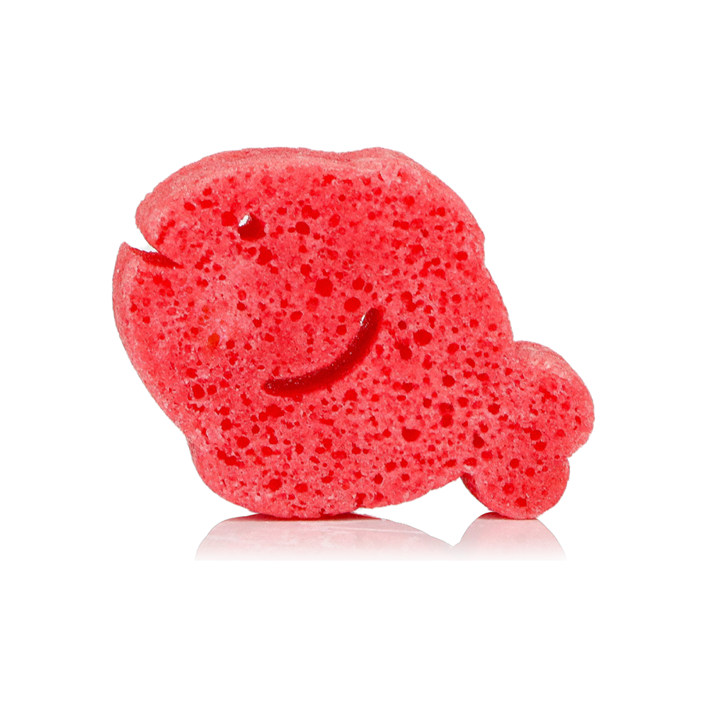 Spongellé Fiona Fish spugna doccia bambini anguria e mela