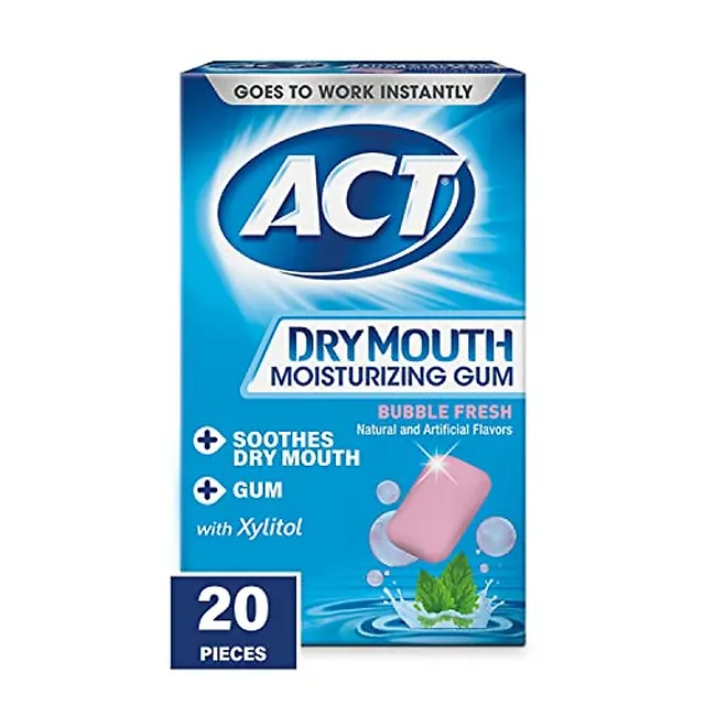 ACT Dry Mouth gomme Bubble Fresh 20 pezzi xilitolo