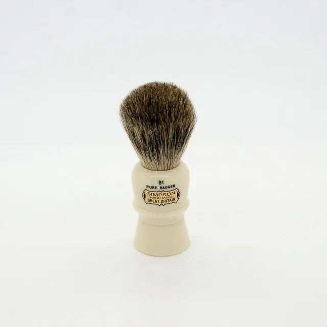 Simpsons Beaufort B1 Pennello Barba Tasso Puro Piccolo