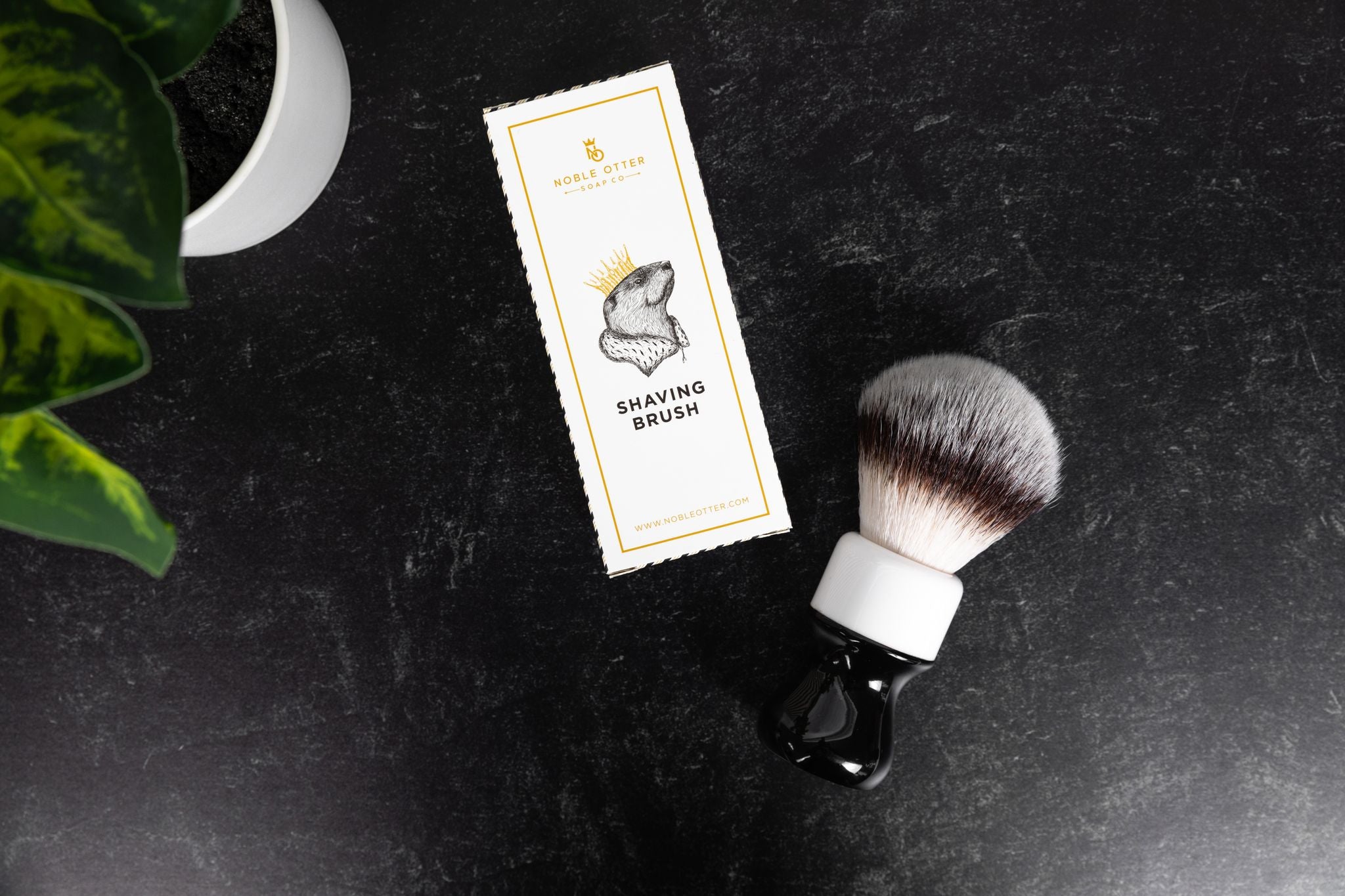 Noble Otter Classic pennello barba sintetico 26 mm
