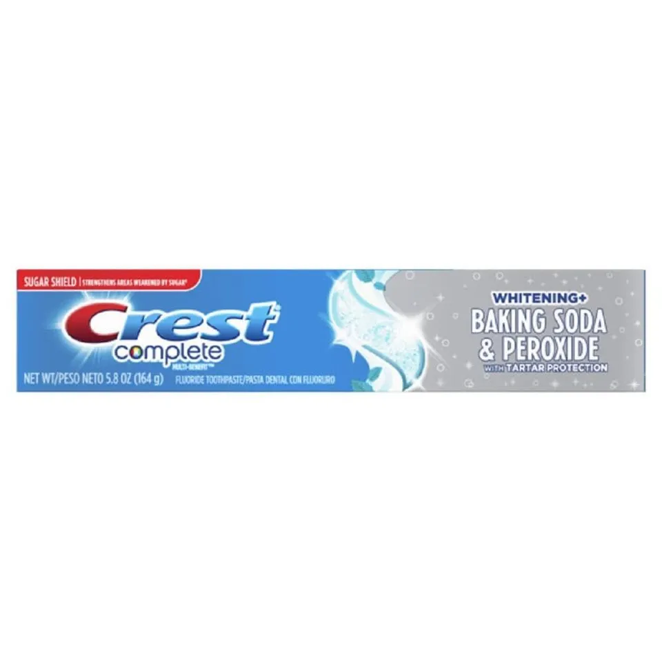 Crest Complete dentifricio sbiancante bicarbonato perossido