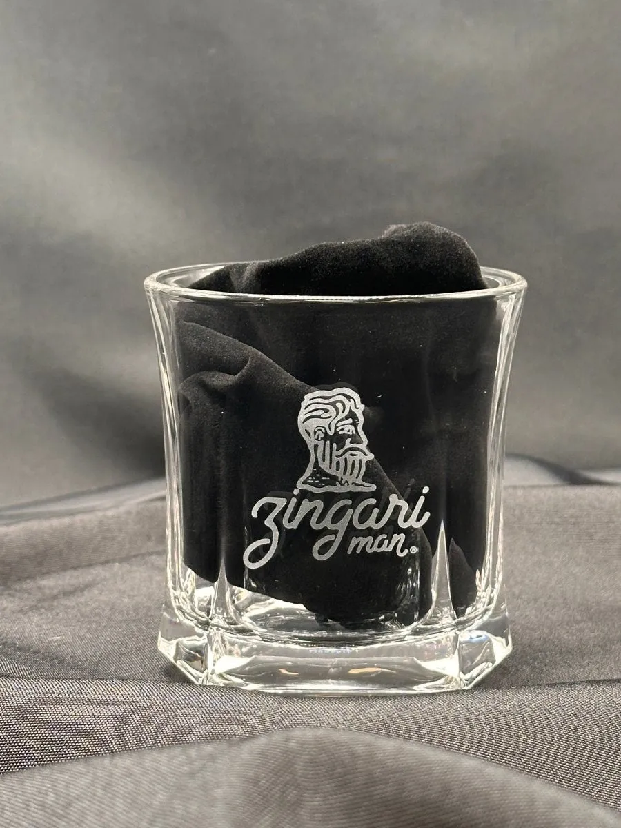 Zingari Man bicchiere bourbon in vetro inciso