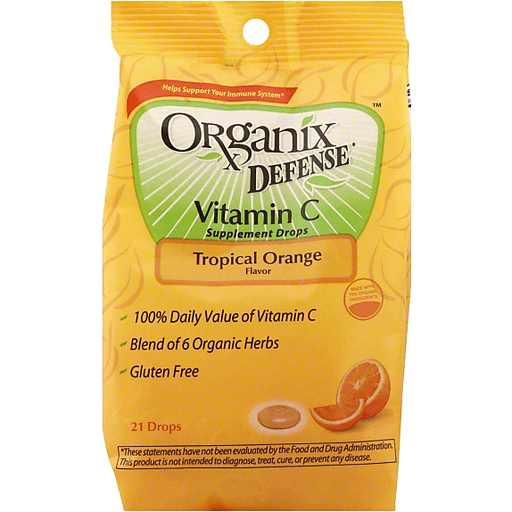 Organix Vitamina C Integratore arancia tropicale erbe