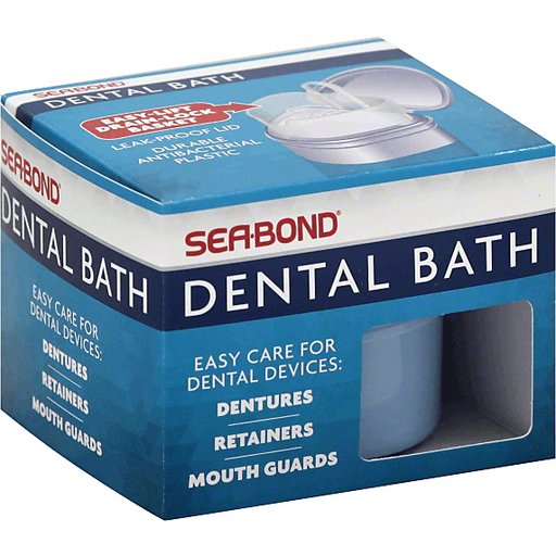 Sea-Bond Dental Bath vaschetta protesi dentiera antibatterica