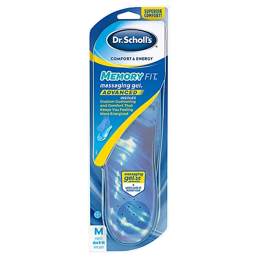 Dr. Scholl's Comfort Energy solette uomo 8-14 memory foam