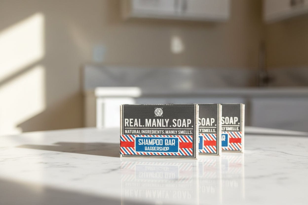 Wet Shaving Products Barbershop Shampoo Bar shampoo solido singola barba