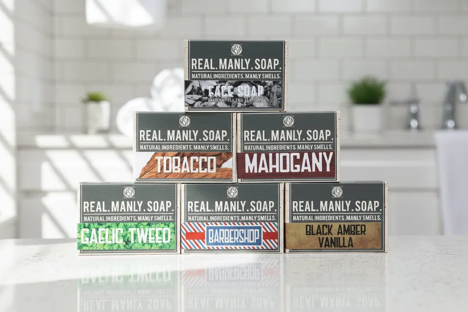 Wet Shaving Products Handcrafted Sapone Corpo Uomo Master 10 Pezzi Vegano