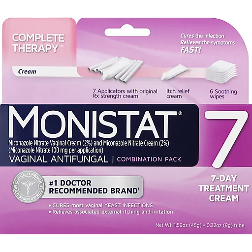 Monistat 7 crema antifungina 7 giorni combination pack