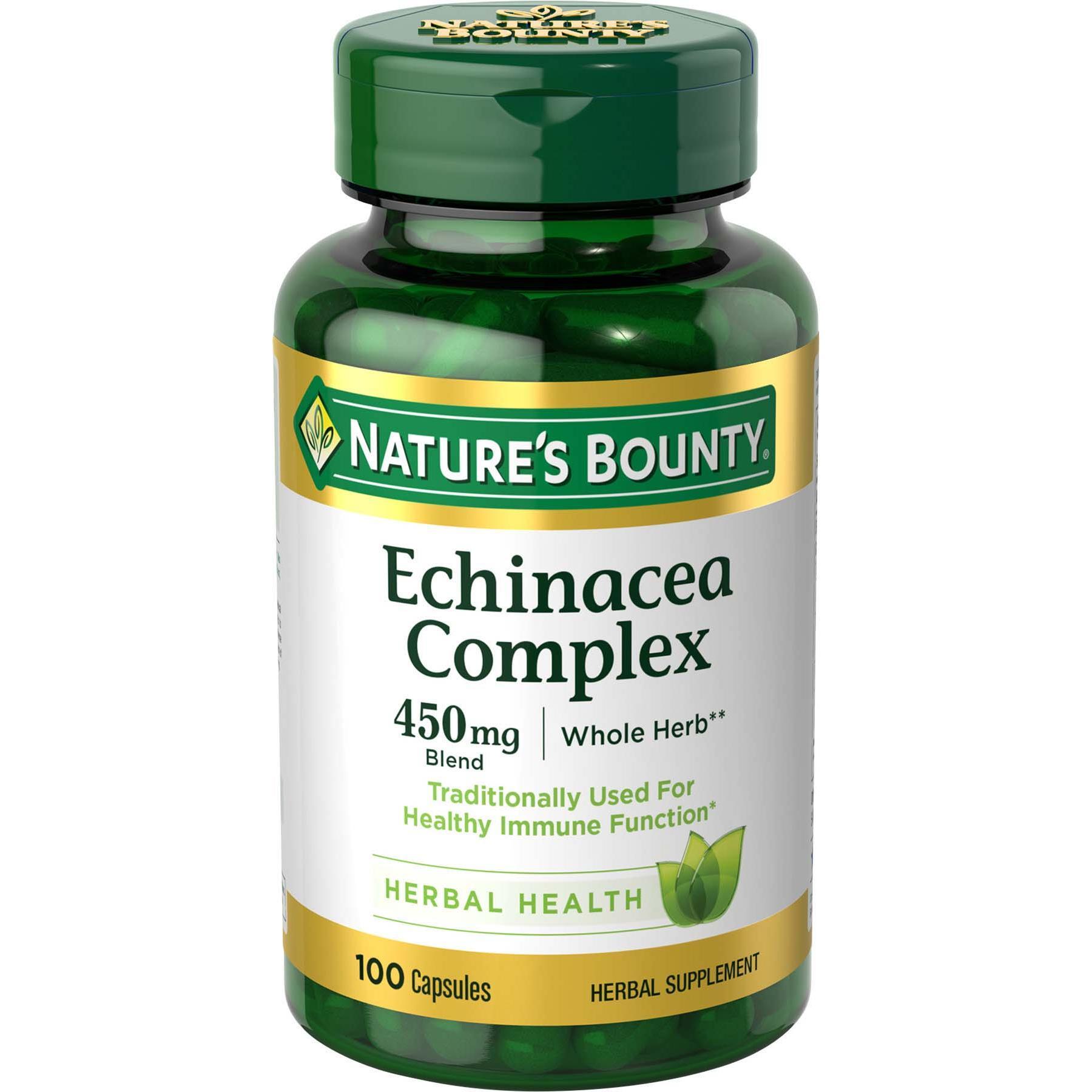 Nature's Bounty Echinacea Complex 450 mg 100 Capsule