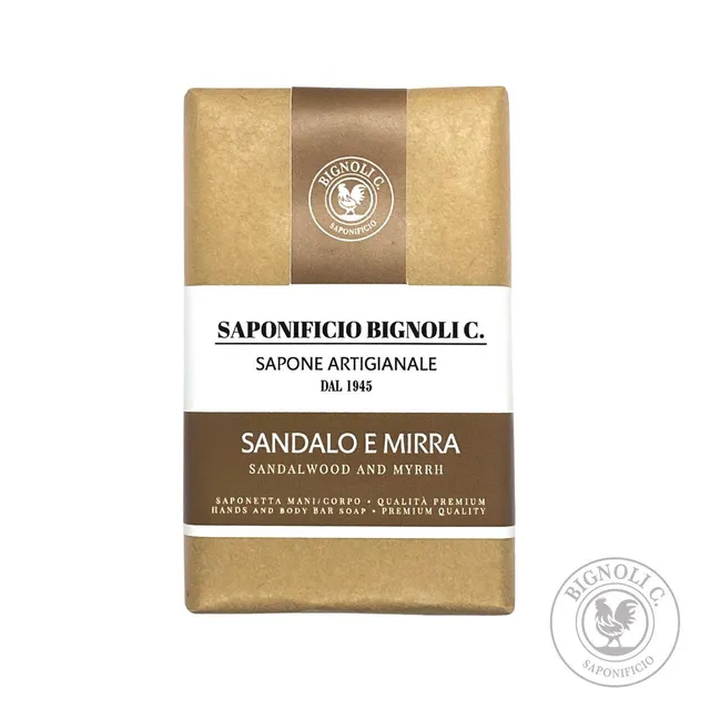 Saponificio Bignoli Saponetta Sandalo e Mirra 150g profumata