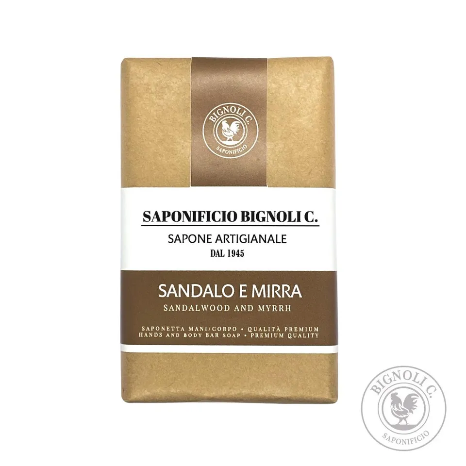 Saponificio Bignoli Saponetta Sandalo e Mirra 150g profumata