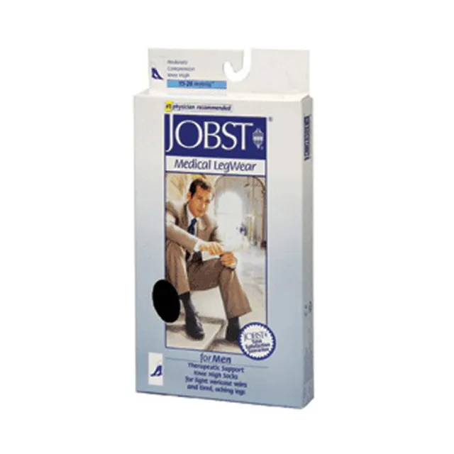 Jobst forMen Gambaletti Compressivi Uomo 15-20 mmHg Neri Classici