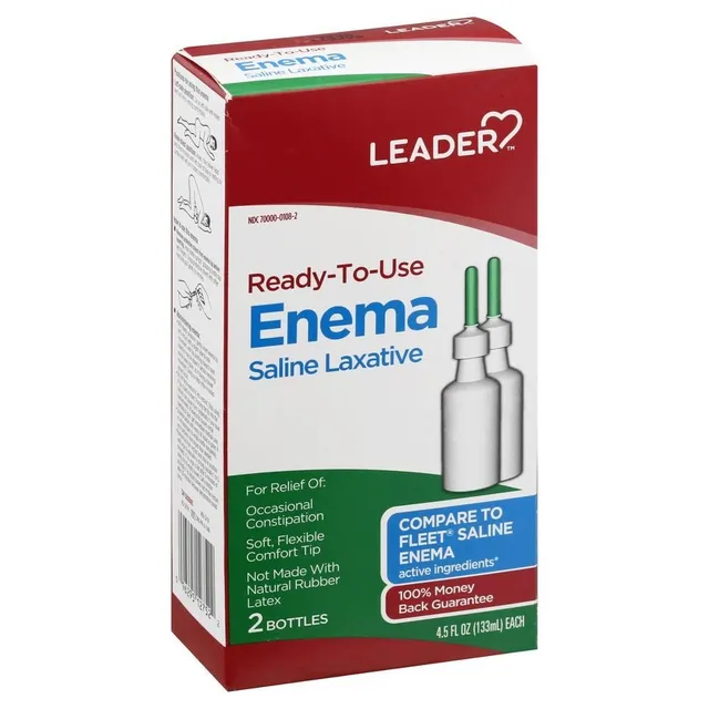 Leader Clistere Lassativo Salino pronto uso 4,5 oz