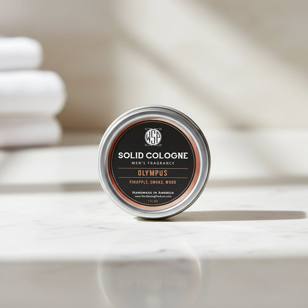 Wet Shaving Products Solid Cologne profumo solido Mahogany