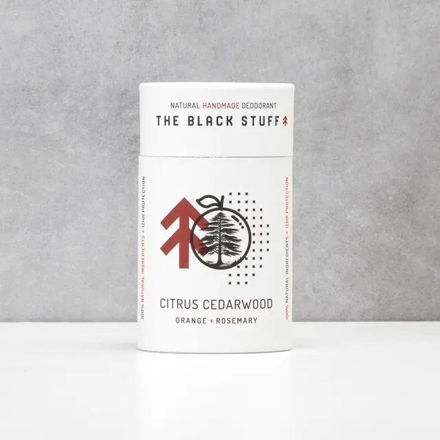 The Black Stuff Citrus Cedarwood Blast deodorante naturale sensibile