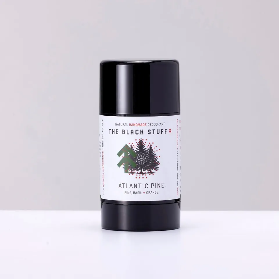 The Black Stuff Atlantic Pine Deodorante solido basilico pino