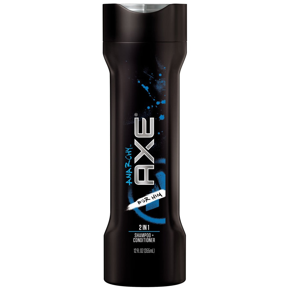 Axe Anarchy shampoo balsamo 2 in 1 uomo 12 oz
