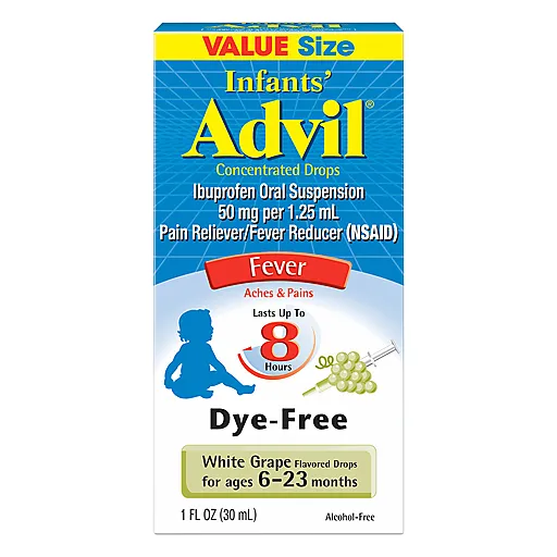 Advil Infants gocce antipiretico 50 mg uva bianca 30 ml