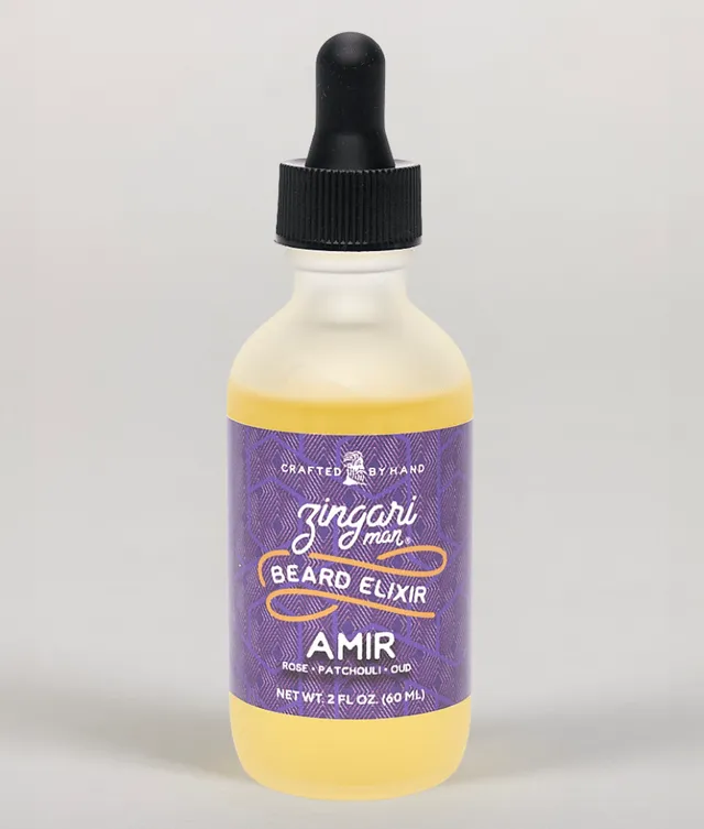 Zingari Man The Amir olio barba oud e rosa