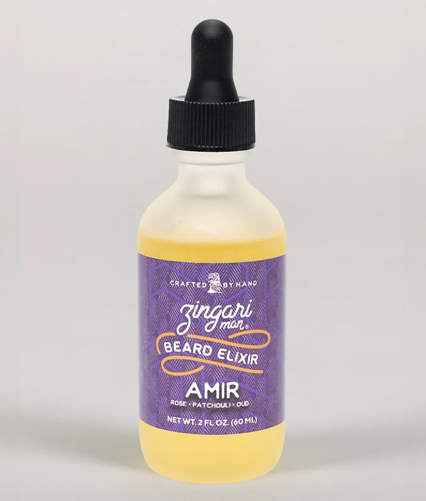 Zingari Man The Amir olio barba oud e rosa