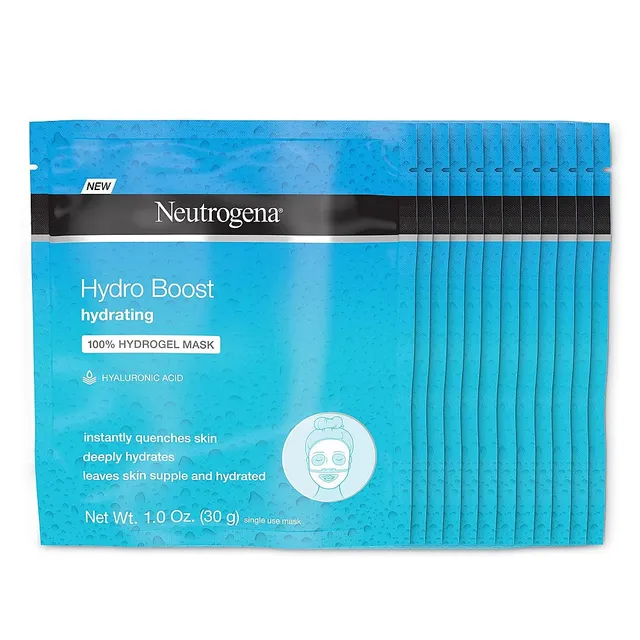 Neutrogena Hydro Boost maschera viso idrogel acido ialuronico 1 oz