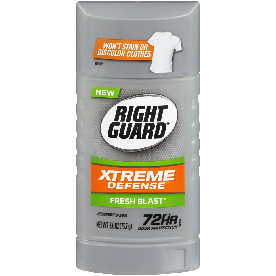 Right Guard Xtreme Defense Fresh Blast deodorante stick 74 g 72 ore