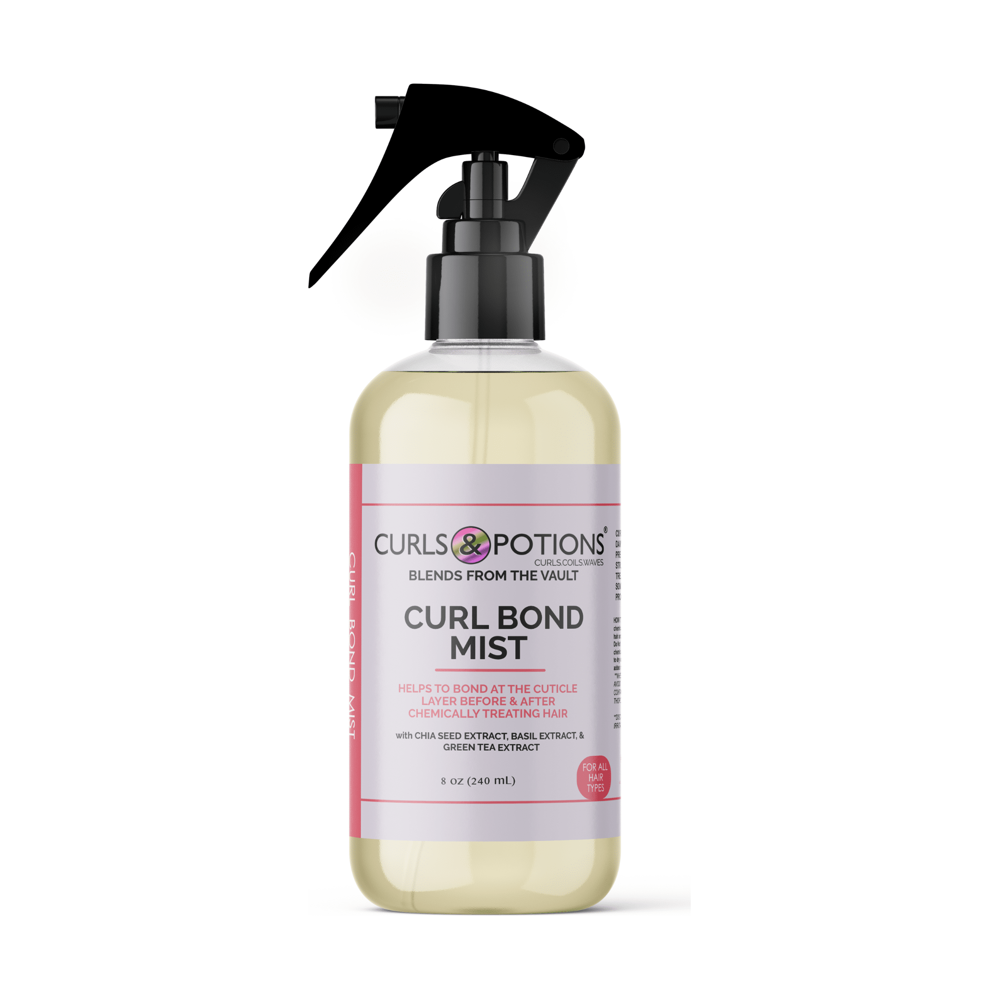 Curls & Potions Curl Bond Spray Ricci Aloe 8 Oz