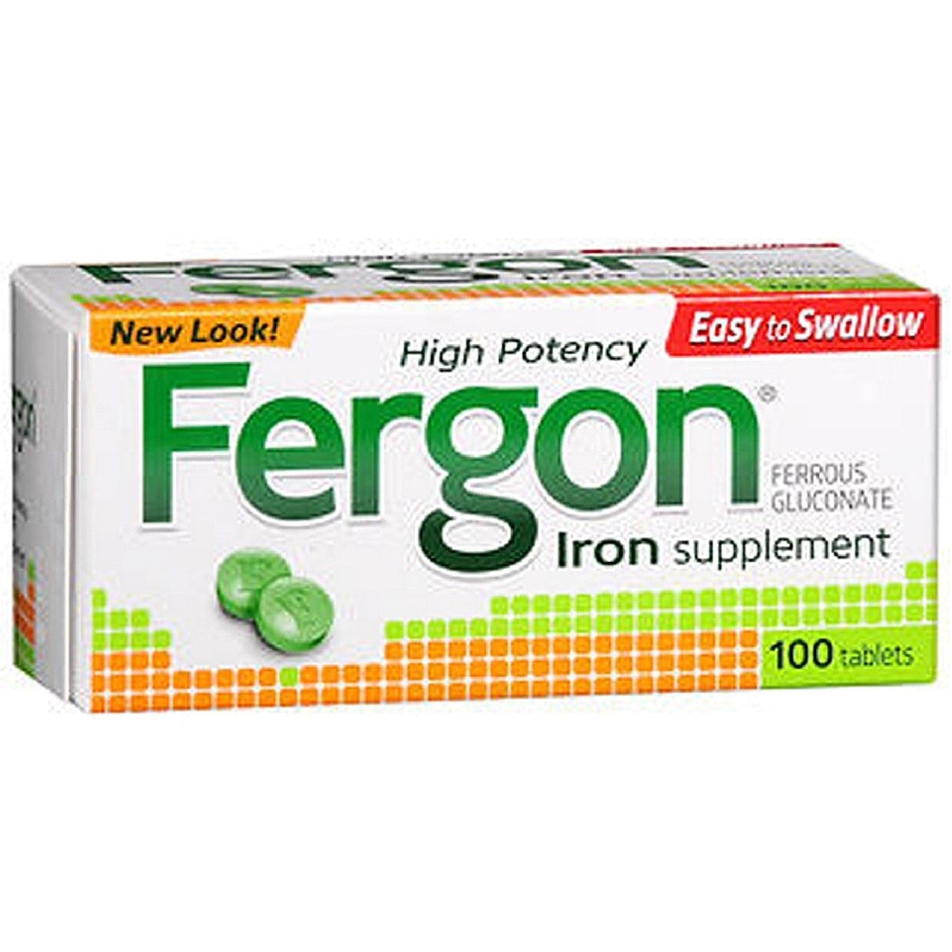 Fergon Alta Potencia integratore ferro 100 compresse facili da deglutire