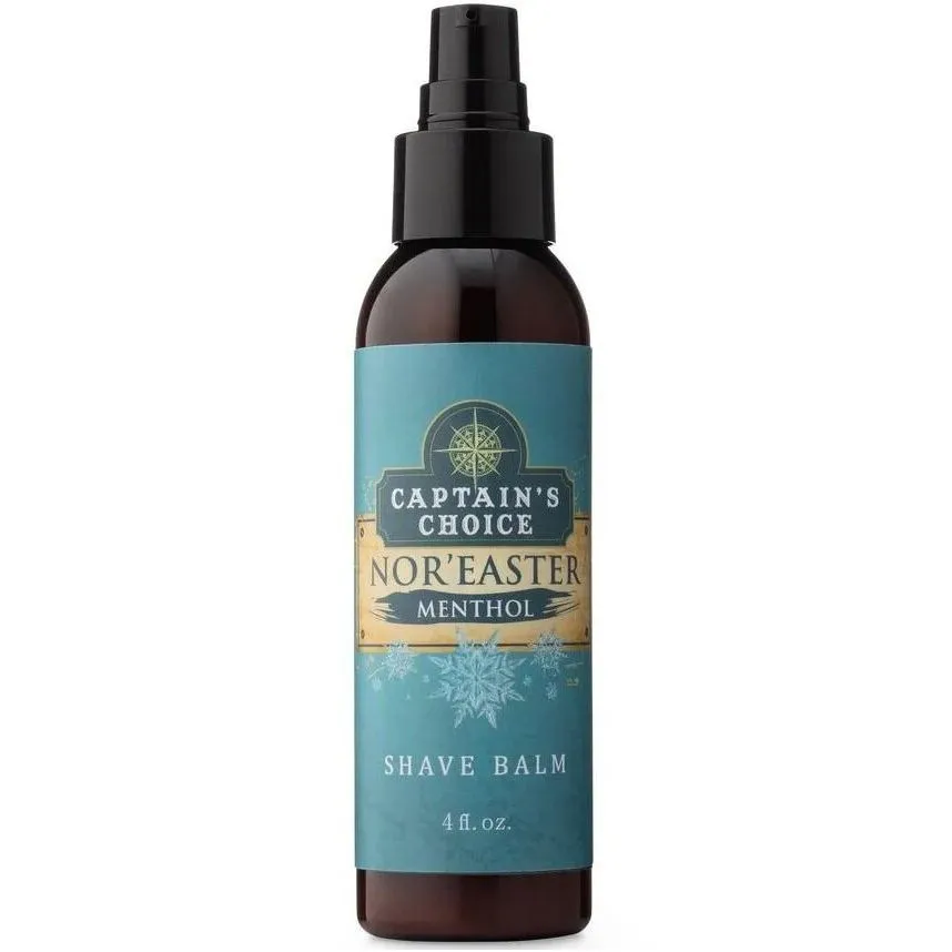 Captain's Choice Nor'Easter Balsamo Barba Mentolo 4 oz Ambra
