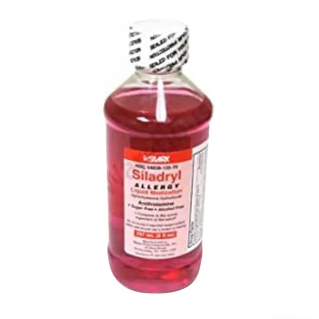 Siladryl antistaminico sciroppo allergia rosso 236 ml